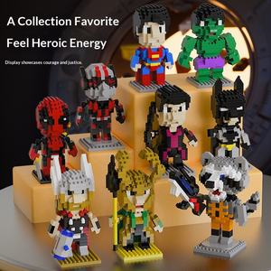 Set <span class=keywords><strong>de</strong></span> Figuras <span class=keywords><strong>de</strong></span> Acción Coleccionables <span class=keywords><strong>de</strong></span> Superhéroes <span class=keywords><strong>de</strong></span> Plástico Personalizadas, Bloques <span class=keywords><strong>de</strong></span> Construcción para Armar, Juguete <span class=keywords><strong>de</strong></span> Modelo, Excelente Regalo para Niños - Product Image 1