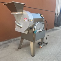 Coupe-légumes électrique industriel en acier inoxydable Robot de cuisine pour le déchiquetage et le tranchage en dés pour le restaurant
