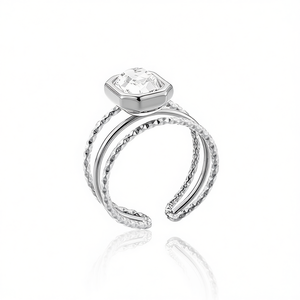 Fashion <b>Ring</b> with Zirconia A0247 for Women High Quality Jewelry - Product Image 3