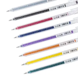Toptan açık gri işaretleyici kalem-2022 sıcak satış glitter jel kalem yüksek ışık işaretleyici vurgulayıcı öğrenciler için el hesabı el gazete boyama DIY