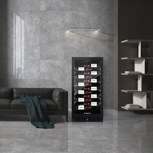 Vinopro 258L Réfrigérateur à vin à zone unique avec porte vitrée noire, capacité 70 bouteilles, affichage de l'étiquette, <span class=keywords><strong>encastrable</strong></span>/de plain-pied - Product Image 3