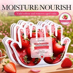 Maschera per <span class=keywords><strong>Mani</strong></span> OEM SADOER alla Fragola 40ml per Idratazione e Nutrimento con Niacinamide - Product Image 1