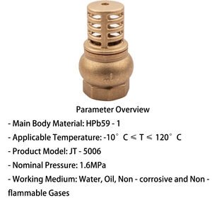ข้อต่อสายไฮดรอลิกแบบกำหนดเอง YOD พร้อมวาล์วเท้าทองเหลืองเกลียวในสำหรับเชื่อมต่อท่อประปา - Product Image 2