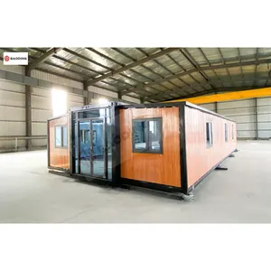 Preassembled Granny Flat 30 40 Ft Portable Prefab Expandable Container House With Usb Socket For Treatment Room