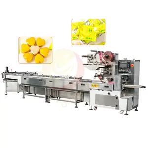 MY Fully Automatic Food/Bread/Cookie/Chocolate Bar Package Pillow-Type Candy Wrapping Machine