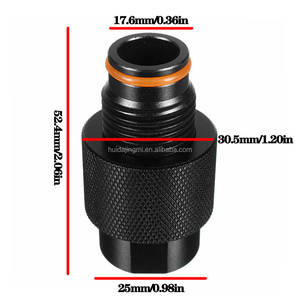 Nuevo Regulador de Válvula para Tanque de Aire de Aleación de Aluminio Negro ZimaKyfa HPA, Adaptador de Encendido/Apagado ASA con Rosca G1/2-14, OEM Personalizable - Product Image 6