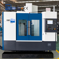 Centre d'usinage vertical CNC VMC850 de Chine, machine de fraisage VMC de précision à 3/4/5 axes, machine de traitement des métaux à haute vitesse 10000 tr/min