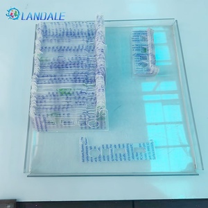 Plaque solide en polycarbonate gravée et cintrée pour porte et fenêtre, en polycarbonate PC - Product Image 1