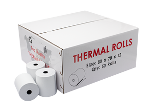 Papel Térmico para Recibos, Directo de Fábrica, Premium, Libre de BPA, 57/80mm, Papel de Alta Luminosidad para Comercios, Supermercados y Restaurantes - Product Image 2