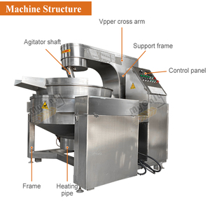 MY Steam Self Cook <strong>Pot</strong> Industrial Automatic Planetary <strong>Pot</strong> Mixer Auto <strong>Stirrer</strong> for Cook - Product Image 2