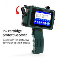 Impresora de Inyección de Tinta Manual con Pantalla Táctil para Códigos QR, Codificador de Fechas para Bolsas de Plástico, Cajas, Etiquetas Metálicas para Impresión Tij