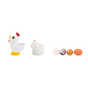 Dp Craft Resin Chicken Ornament Mini Animal Figure For Home Decoration - Product Image 5