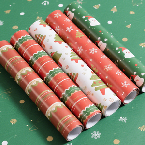 Papier d'emballage cadeau en PVC recyclable écologique personnalisé en gros pour les autocollants, les fleurs, les bouquets, les vêtements, les chaussettes - Product Image 3