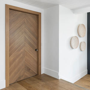 SYBELL Porte en bois de chêne Design Chevron Porte fabriquée Porte en parquet Design Point hongrois - Product Image 6