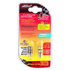 Ampoules LED T10 6SMD 5630 avec résistance pour éclairage intérieur de voiture Canbus - Product Image 2