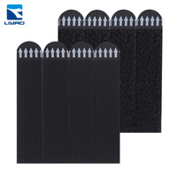 Bandes adhésives en gros pour accrocher les tableaux, 16x46mm, crochets et boucles adhésives pour murs, sans dommage, noires