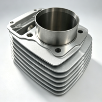 Nouveau bloc-cylindres en aluminium refroidi par air CG150, couleur argent, remplacement pour moto et tricycle Zongshen Lifan Loncin 150cc