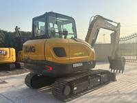 Mini-excavatrice d'occasion 6t XE60G PRO, moteur Mitsubishi, faible bruit, haute économie de carburant, système d'injection mécanique de carburant, 0,22m