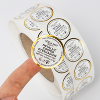 Autocollants d'avertissement imperméables pour bougies, étiquettes d'avertissement de sécurité, rouleau d'autocollants pour bougies, autocollants personnalisés pour pots de bougies