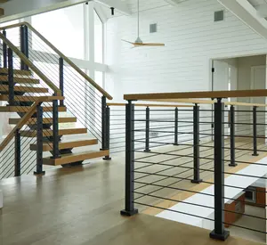 Indoor Kabel Sistem Pagar/Rumah Kawat Stainless Deck Railing