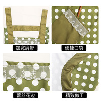 Tablier sans manches réutilisable robuste avec logo personnalisé, style fin d'été, en coton, pour femme, pour la cuisine et la salle à manger