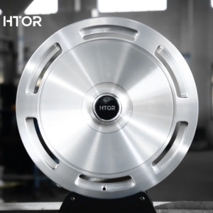 Jantes en aluminium forgé HTOR 19 20 21 pouces 5x112 pour voitures, finition argent brossé, compatibles avec C63 E63 S63 GT63 S580 A45 GLA45 GLB35 GLE 53 - Product Image 1