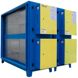 แผ่นกรองควันสำหรับเครื่องดูดควันในครัวเชิงพาณิชย์ อุปกรณ์ทำความสะอาดท่อระบายอากาศ ระบบกรองควันน้ำมันด้วยไฟฟ้าสถิตสำหรับเครื่องดูดควันในครัว - Product Image 2