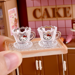 Accesorios Miniatura para <span class=keywords><strong>Casa</strong></span> <span class=keywords><strong>de</strong></span> <span class=keywords><strong>Muñecas</strong></span>, Lindos Vasos <span class=keywords><strong>de</strong></span> Vidrio, Platos, Dijes, Juego <span class=keywords><strong>de</strong></span> Té en Miniatura, Modelo <span class=keywords><strong>de</strong></span> Accesorios <span class=keywords><strong>de</strong></span> Cocina, Decoración - Product Image 2