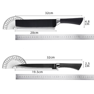 6pcs High Carbon Kitchen Luxury Knifes <b>Set</b> Stainless Kitchen <b>Knives</b> <b>Sets</b> Black <b>Knife</b> <b>Set</b> - Product Image 6
