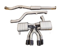 Tuyau d'échappement Catback en acier inoxydable avec valves pour BMW G22 425I 430I, pour conversion en embouts intermédiaires