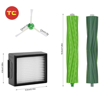 Filtre d'aspirateur et brosse à rouleau et brosse latérale pour iRobot Roombas evo i1 i2 i3 i3 + i4 i6 i6 + i7 i7 + i8 i8 + Plus E5 E6 E7 J7 I E & J