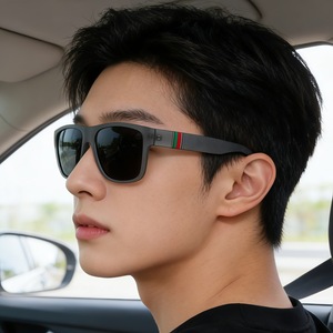 Men's Polarized Sunglasses UV400 <b>Black</b> <b>Frame</b> TAC Lens Driving Fishing Cycling Outings - Product Image 5
