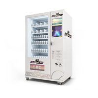 Máquina Expendedora de Vidrio a Prueba de Explosiones, Quiosco Comercial Resistente a Impactos para Snacks, Bebidas y Cosméticos 24/7