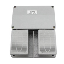 YUMO EN YDT1-15 10A 220V Pedal Switch Aluminum Foot Switch Electrical Foot Switch