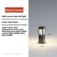 Poteau de lumière LED en acier inoxydable de haute qualité pour une utilisation extérieure IP65 pour les rues communautaires parcs Villas jardins cours lampes