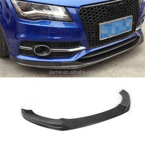 คาร์บอนไฟเบอร์ด้านหน้าสปอยเลอร์ผ้ากันเปื้อนสำหรับ <span class=keywords><strong>Audi</strong></span> <span class=keywords><strong>A7</strong></span> S7 <span class=keywords><strong>Sline</strong></span> 2012 - 2015 FRP กันชนรถ Chin Guard รถจัดแต่งทรงผม - Product Image 2