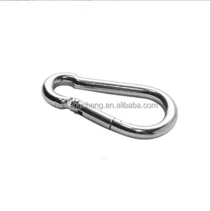 מתכת הצמד בורג בטיחות Carabiner סיטונאי אביב ווי נירוסטה הצמד וו