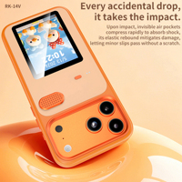 Coque de téléphone intelligente à écran IA avec affichage de la caméra arrière et écran personnalisé, fabricant en gros