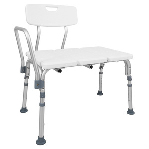 Chaise de douche pour personnes âgées Rong Jun en alliage d'aluminium, antidérapante, avec siège large, blanche, RJ-X799L-1, équipement de sécurité pour la salle de bain - Product Image 2