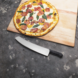Coltello per <span class=keywords><strong>Pizza</strong></span> da 18 pollici con manico in acciaio inossidabile nero con manico in PP - Product Image 5