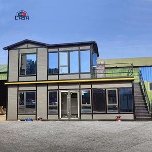 Двухслойный быстро устанавливаемый плоский дом для мобильных роскошных вилл, контейнер для дома, портативный модульный дом, отель - Product Image 1