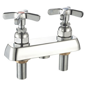 Válvula Mezcladora Industrial de Latón con Doble Manija para Cocina - Product Image 1