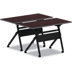 Alera ALEVA7243BK Base de table rabattable et empilable 32,25 po. X 23,63 pouces X 28,5 pouces Table de conférence noire - Product Image 2