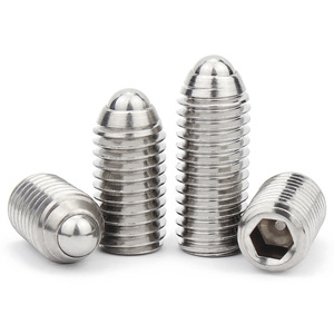 Quan Zhuo 304 Stainless Steel Ball Head <b>Screw</b> M3 M16 Metric Standard Thread Grade A Spring Plunger - Product Image 2