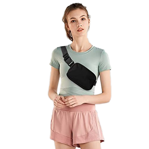 Yeni Moda Hafif Özel Logolu Bel Çantası Su Geçirmez Seyahat Spor Çapraz Askılı Göğüs Bel Çantası Küçük Bel Çantası Fermuarlı - Product Image 5