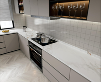 Acklit panneau en résine d'albâtre pierre frittée translucide blanc onyx panneau mural intérieur brique artificielle brillante 6mm d'épaisseur
