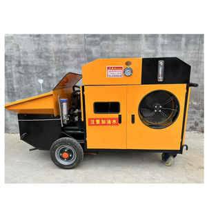 Bomba de Concreto Pequena Para Coluna de Construção Bomba Elétrica de Argamassa Para Transporte de Concreto - Product Image 2