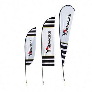 Polyester Outdoor Flying Advertising <b>Flags</b> Beach Feather <b>Flag</b> Accessories - Product Image 6
