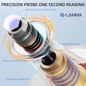 Lannx uyt 106 trán không tiếp xúc điện tử termometros digitales cảm ứng miễn phí cơ thể Nhiệt kế hồng ngoại Nhiệt kế kỹ thuật số - Product Image 4