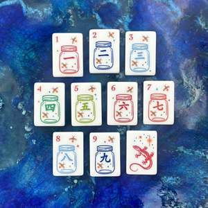 Tuiles de mahjong en <span class=keywords><strong>bois</strong></span> sauvage de style moderne, tuiles de mahjong américaines personnalisées, 4 couches, 160 pièces, luxe, acrylique, marque respectueuse de l'environnement - Product Image 2
